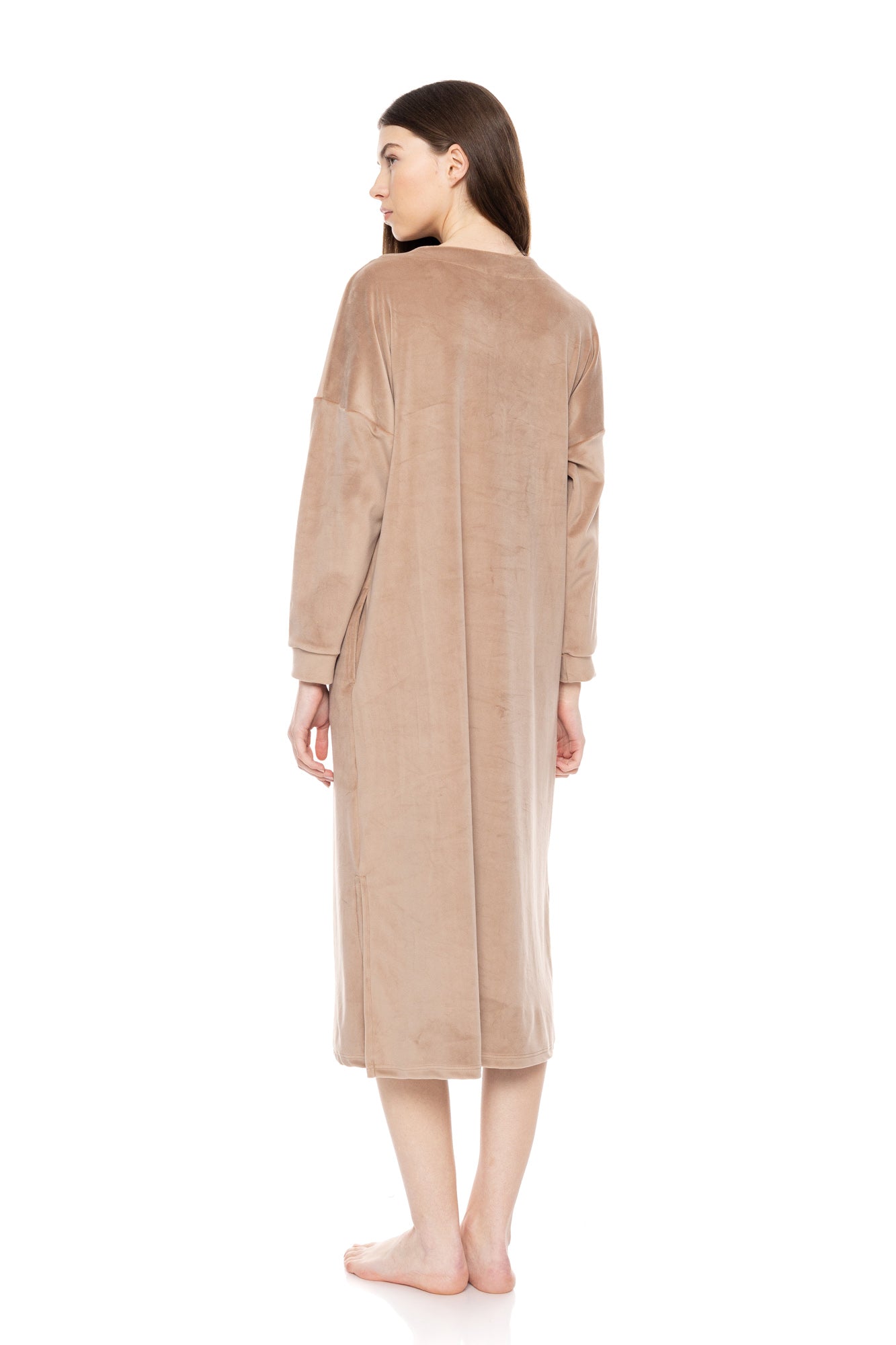 Pink Label - Nightgown Long Soft Velvet
