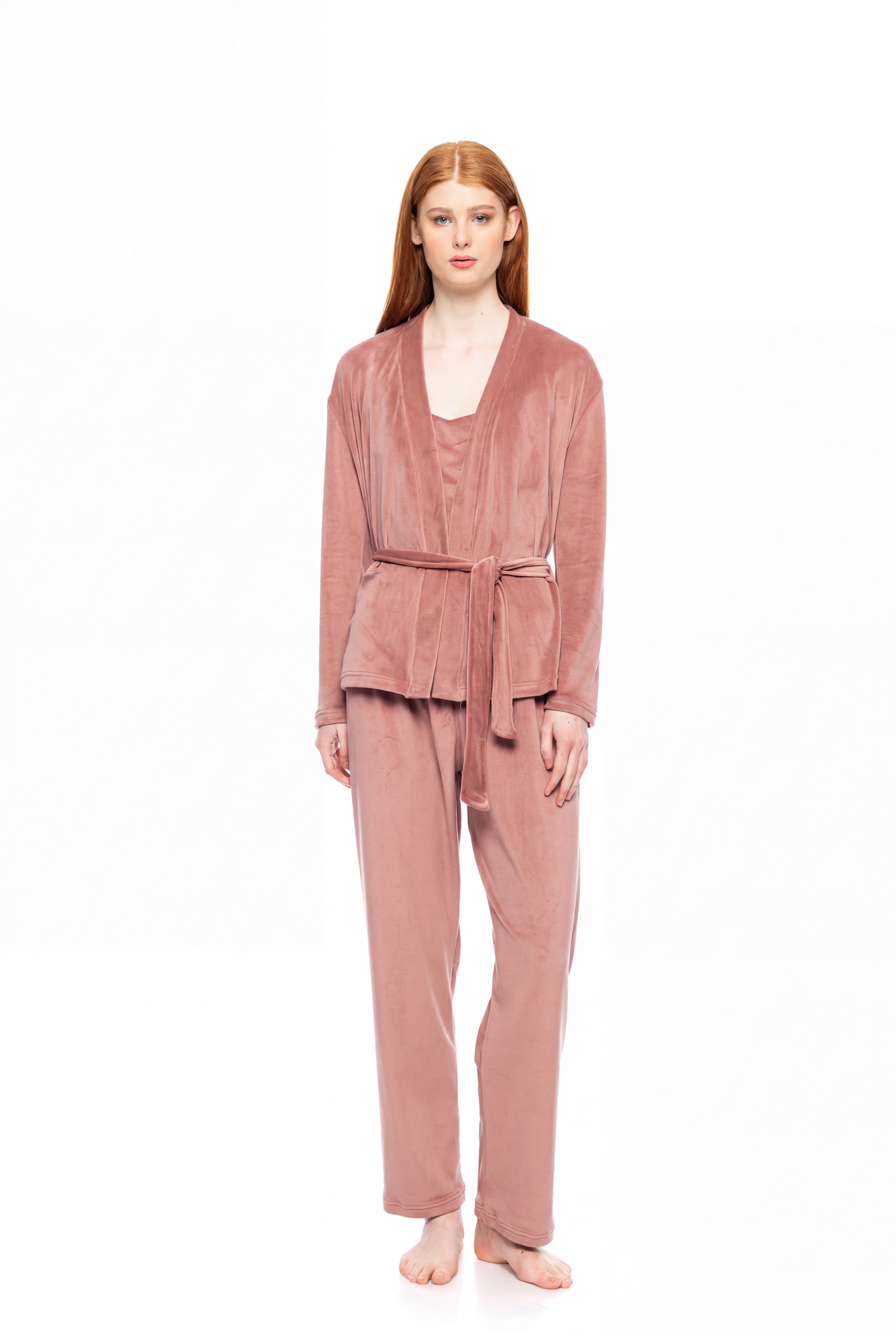Pink Label - Pyjama 3Pcs Soft Velvet