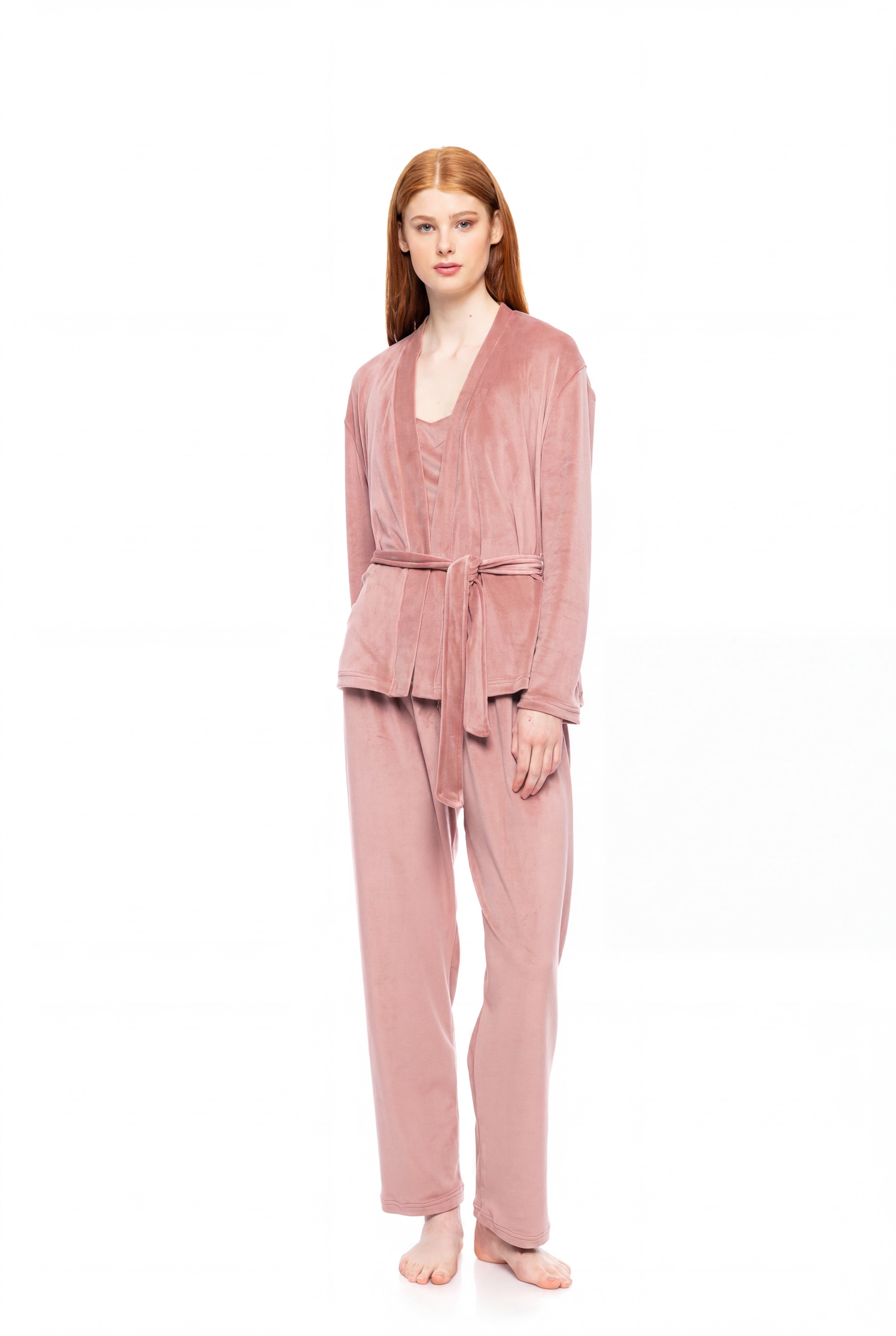 Pink Label - Pyjama 3Pcs Soft Velvet