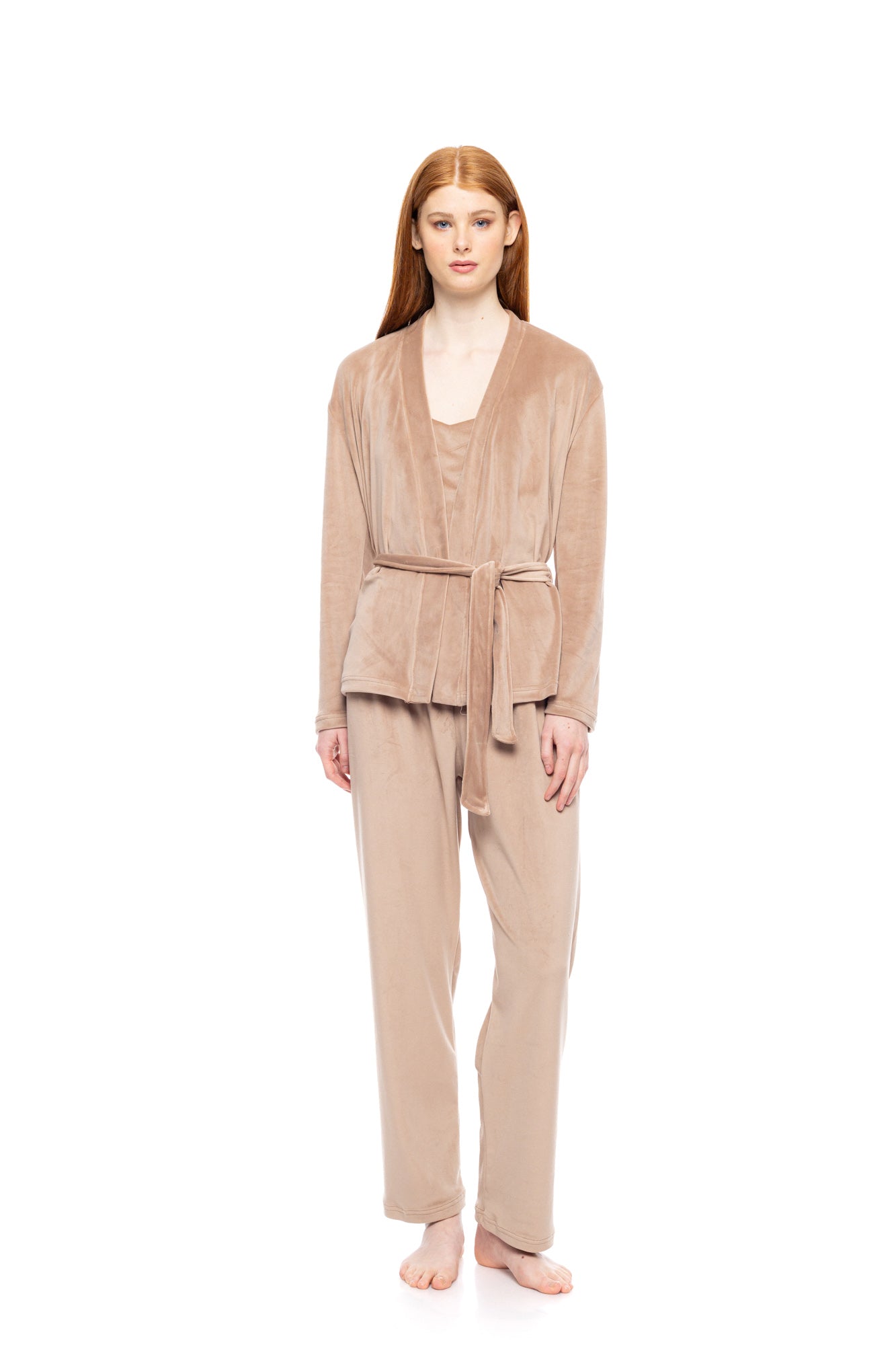 Pink Label - Pyjama 3Pcs Soft Velvet