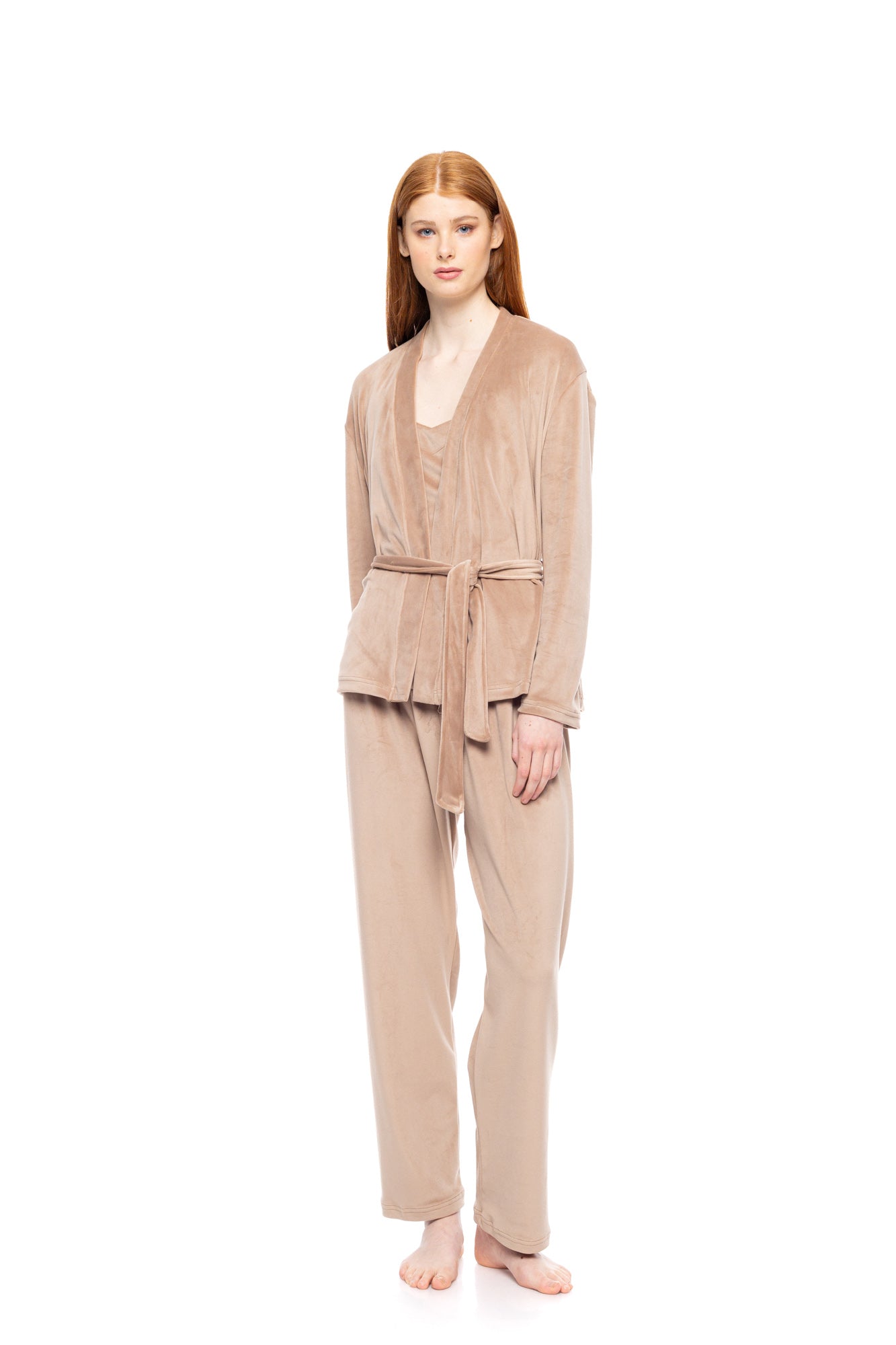 Pink Label - Pyjama 3Pcs Soft Velvet