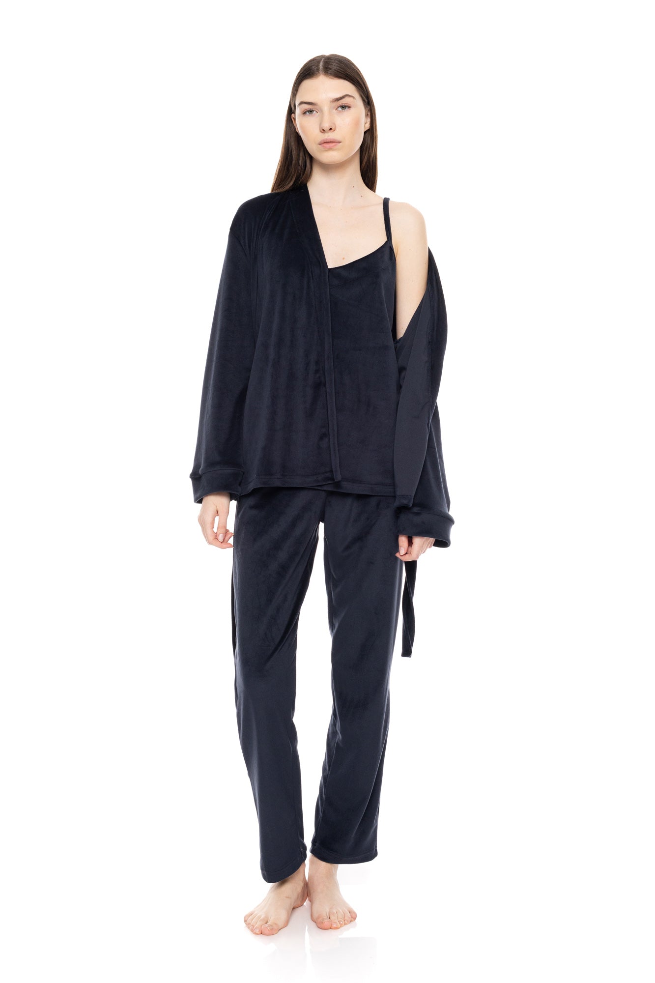 Pink Label - Pyjama 3Pcs Soft Velvet