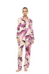 Pink Label - Pyjama Buttoned Botanical Flower