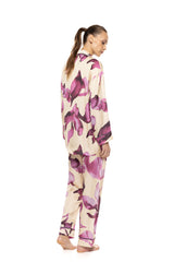 Pink Label - Pyjama Buttoned Botanical Flower