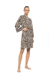 Pink Label - Robe Sand Leopard