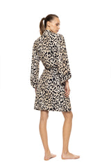 Pink Label - Robe Sand Leopard