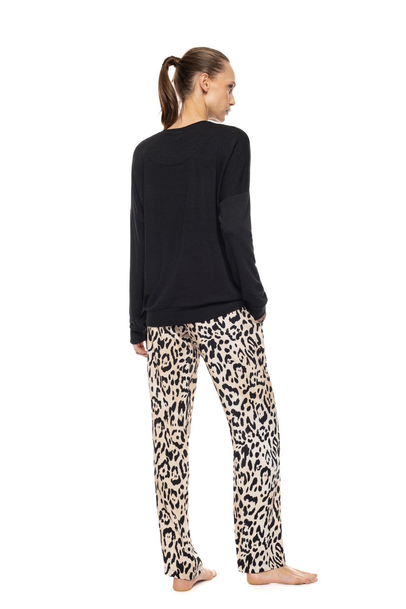 Pink Label - Pyjama Sand Leopard
