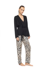Pink Label - Pyjama 3Pcs Sand Leopard