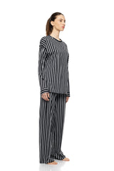 Pink Label - Pyjama Wide Stripe Navy