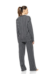 Pink Label - Pyjama Wide Stripe Navy