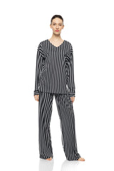 Pink Label - Pyjama Wide Stripe Navy