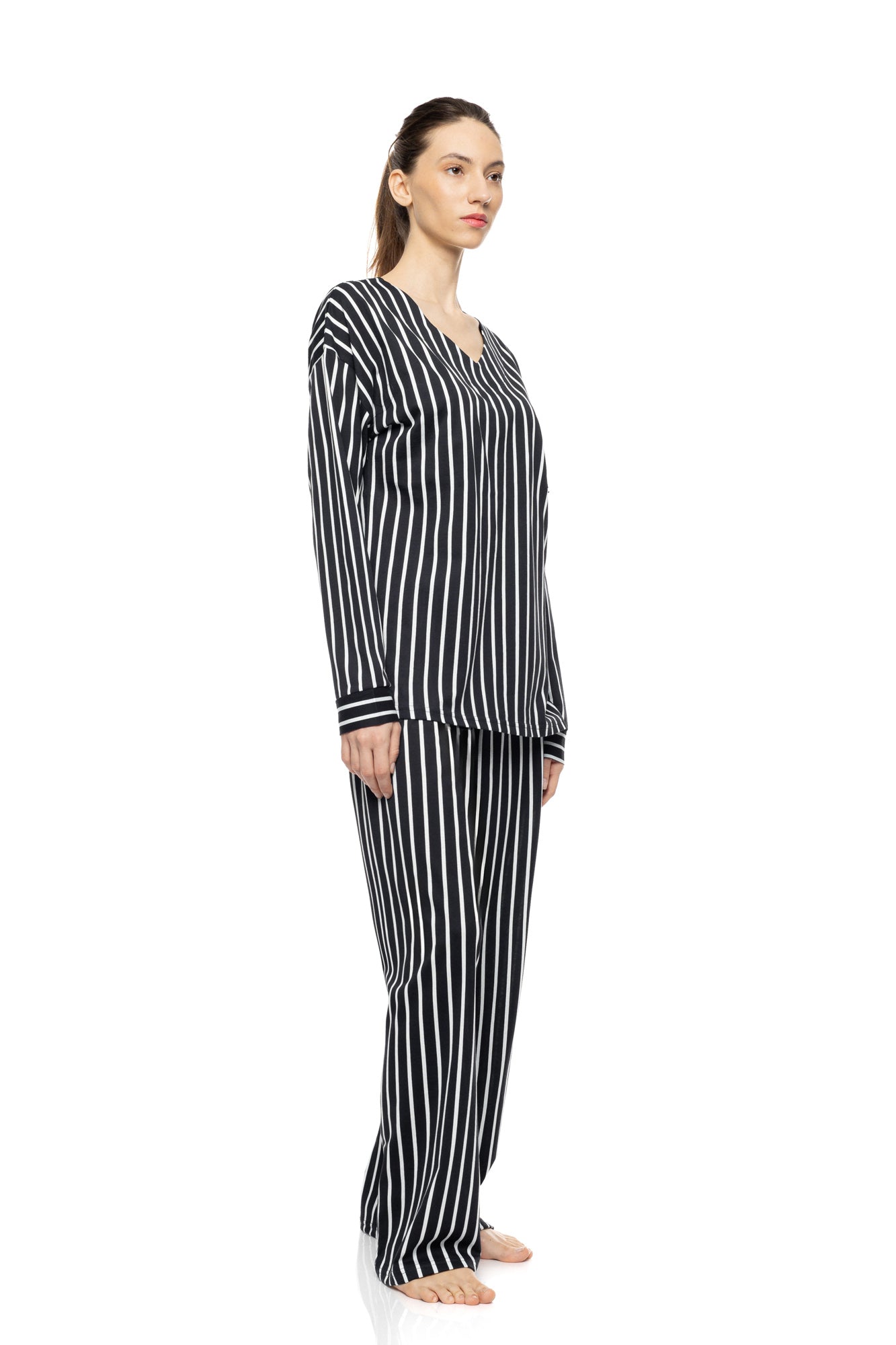 Pink Label - Pyjama Wide Stripe Navy