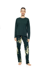 Pink Label - Pyjama Emerald Flower