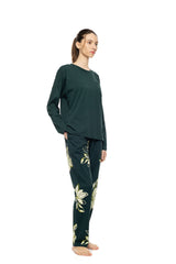 Pink Label - Pyjama Emerald Flower