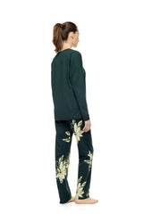 Pink Label - Pyjama Emerald Flower