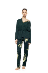 Pink Label - Pyjama 3Pcs Emerald Flower