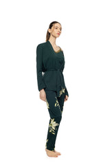 Pink Label - Pyjama 3Pcs Emerald Flower