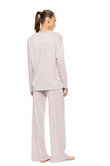 Pink Label - Pyjama Stripe Bordeaux
