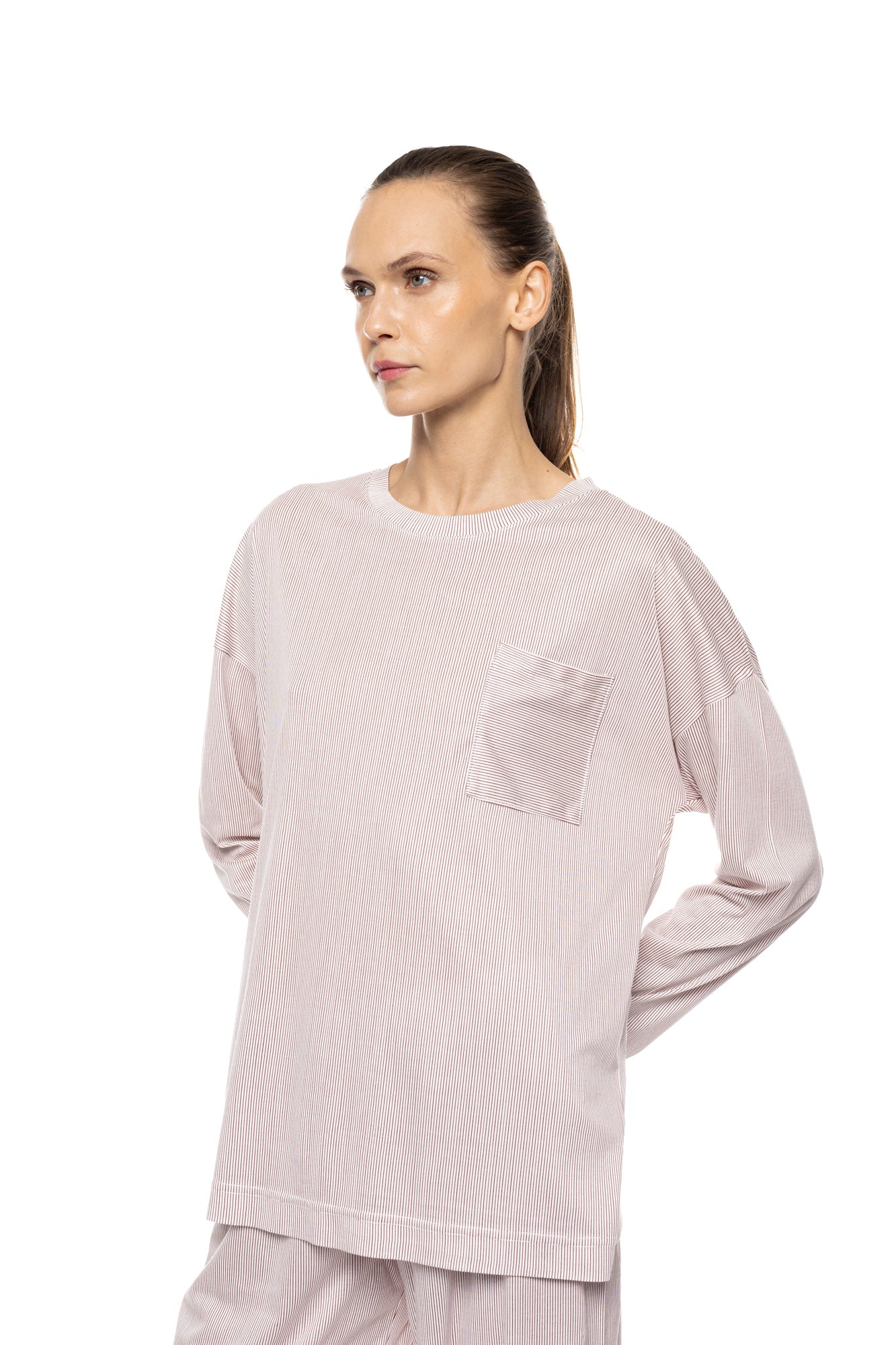 Pink Label - Pyjama Stripe Bordeaux