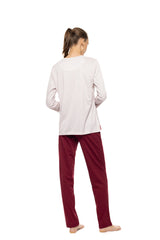 Pink Label - Pyjama Stripe Bordeaux