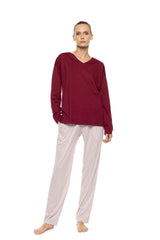 Pink Label - Pyjama Stripe Bordeaux