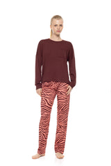 Pink Label - Pyjama Dusty Pink Zebra