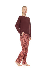 Pink Label - Pyjama Dusty Pink Zebra