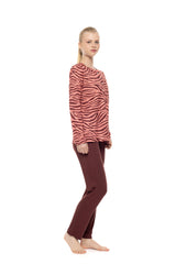 Pink Label - Pyjama Dusty Pink Zebra