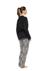 Pink Label - Pyjama 3Pcs Ivory Leopard