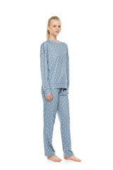 Pink Label - Pyjama Stone Blue Heart