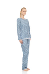 Pink Label - Pyjama Stone Blue Heart