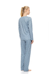 Pink Label - Pyjama Stone Blue Heart