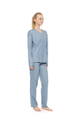 Pink Label - Pyjama Stone Blue Heart