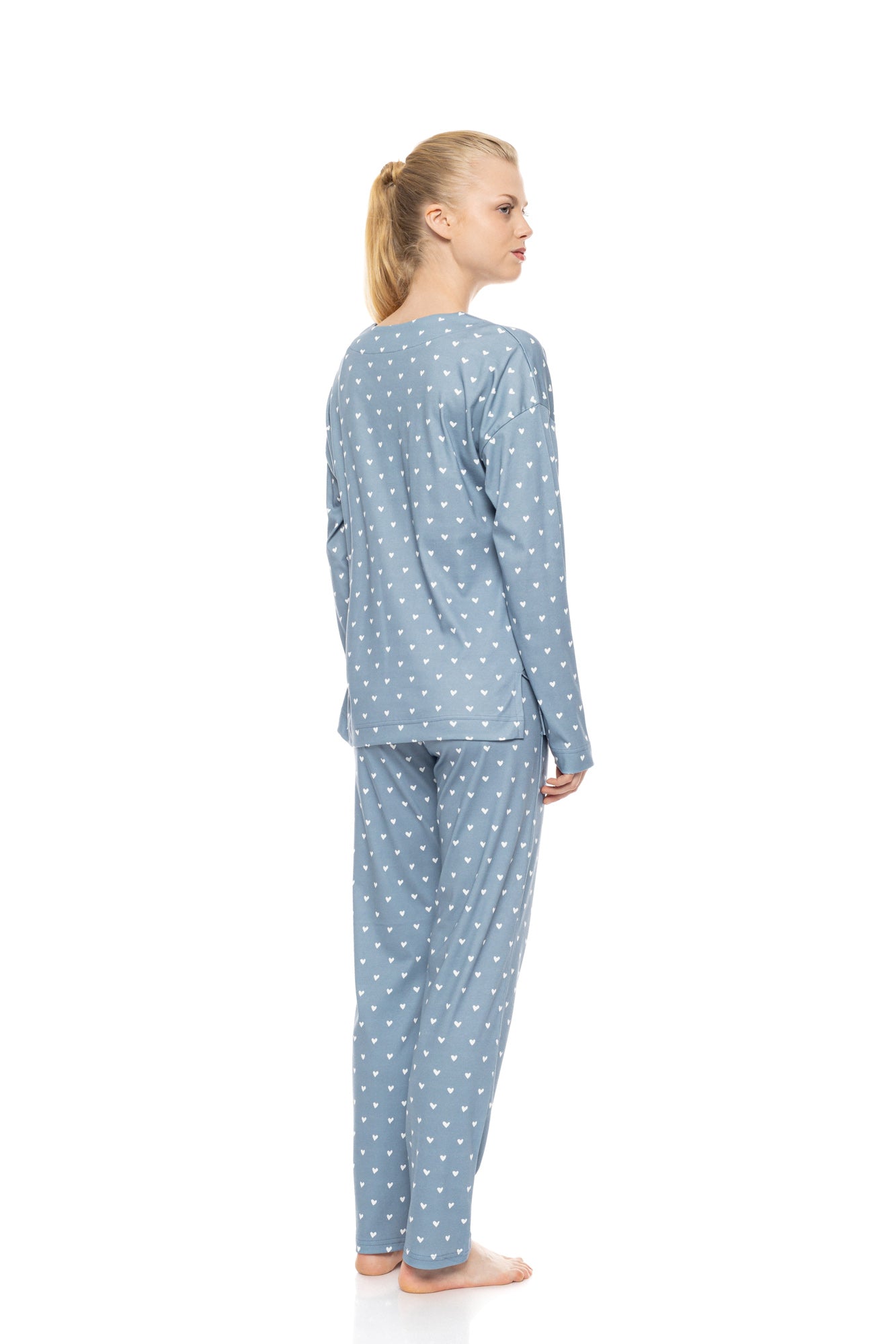 Pink Label - Pyjama Stone Blue Heart