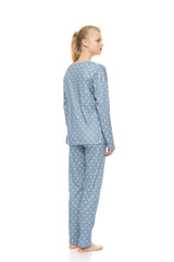 Pink Label - Pyjama Stone Blue Heart