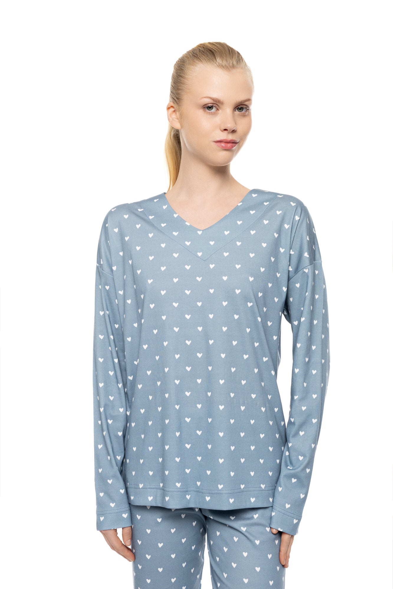 Pink Label - Pyjama Stone Blue Heart