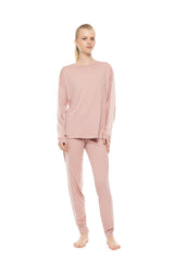 Pink Label - Pyjama Petite Rose Plaid