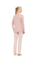 Pink Label - Pyjama Petite Rose Plaid