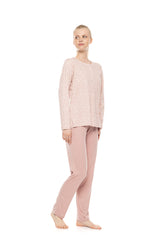 Pink Label - Pyjama Petite Rose Plaid