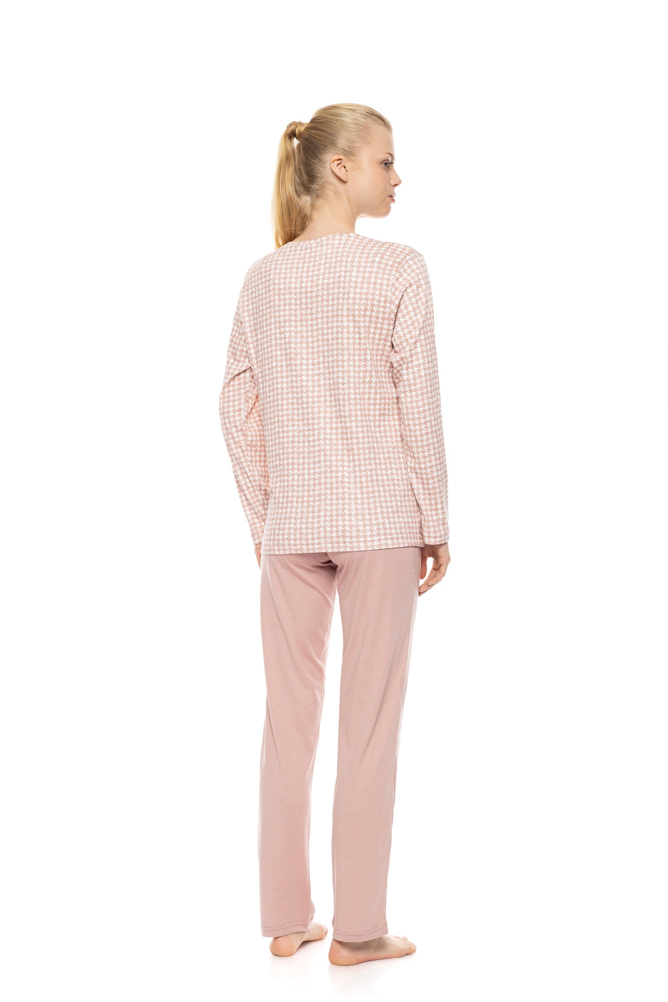 Pink Label - Pyjama Petite Rose Plaid