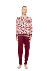 Pink Label - Pyjama Wild Rose Leo