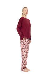 Pink Label - Pyjama Wild Rose Leo