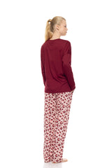 Pink Label - Pyjama Wild Rose Leo