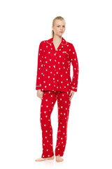 Pink Label - Pyjama Buttoned Rasberry Heart