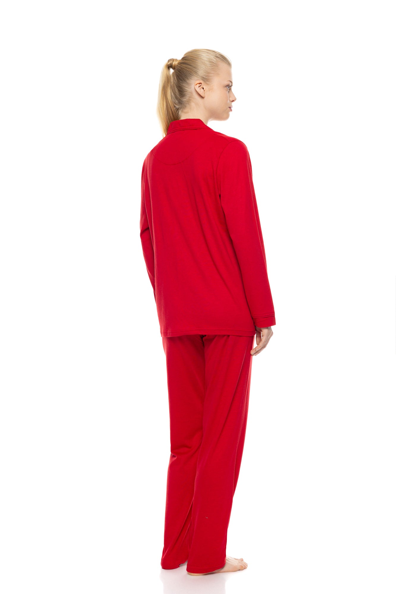 Pink Label - Pyjama Buttoned Rasberry
