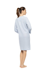 Pink Label - Nightgown Blue Cloud Plaid