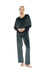 Pink Label - Pyjama V Soft Velvet