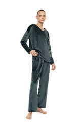 Pink Label - Pyjama V Soft Velvet