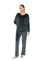 Pink Label - Pyjama V Soft Velvet