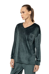 Pink Label - Pyjama V Soft Velvet